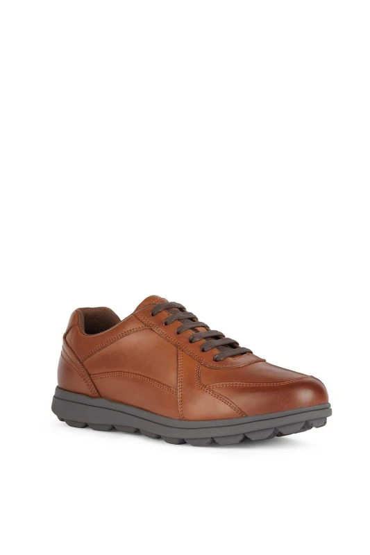 Image of Geox Geox Men U SPHERICA EC12 SHOES in Brown Size: 9 Brown 9 Male 8056206620735