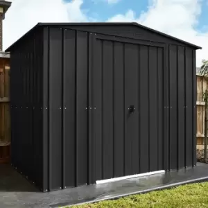 Image of 8' x 3' Lotus Anthracite Grey Apex Metal Shed (2.34m x 0.82m)