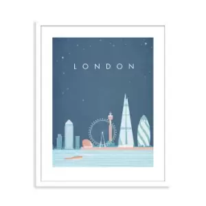 Image of The Art Group Henry Rivers London Framed Art - 40x50cm