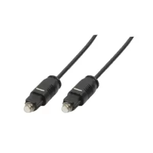 Image of LogiLink Toslink - Toslink, 1m audio cable Black