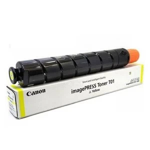 Image of Canon T01 Yellow Laser Toner Ink Cartridge