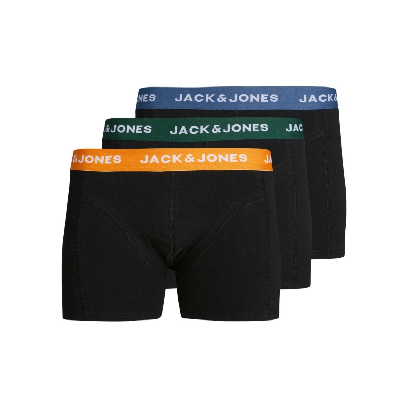 Image of Jack and Jones Trunk 3 Pack Junior - Black S Boys