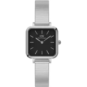 Image of Unisex Daniel Wellington Quadro Studio 22 X 22 Stainless Steel Black Dial Watch