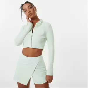 Image of Slazenger Sofia Richie Button Down Top - Green