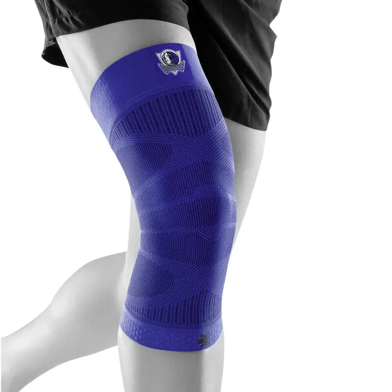 Image of Sports compression knee brace NBA Bleu Unisex M