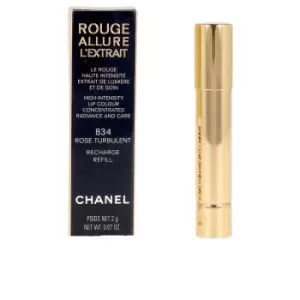 Image of CHANEL ROUGE ALLURE L EXTRAIT lipstick recharge #rose turbulent-834