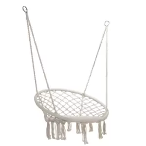Image of Charles Bentley Woven Hanging Swing Chair / Hammock