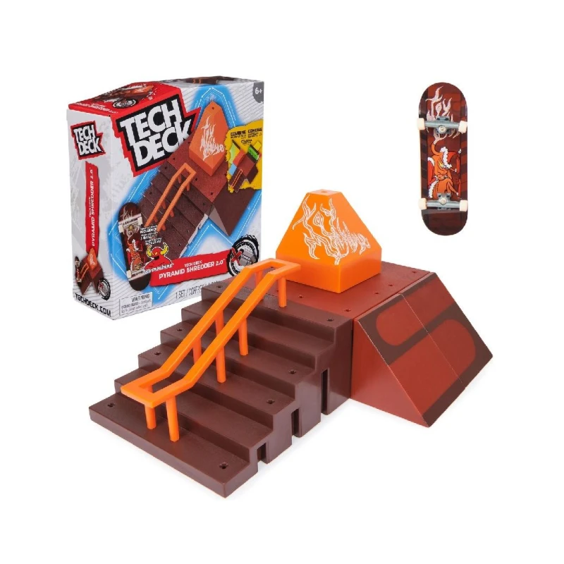 Image of Tech Deck X Connect Toy Machine Pryamid Shredder Play Set Multi