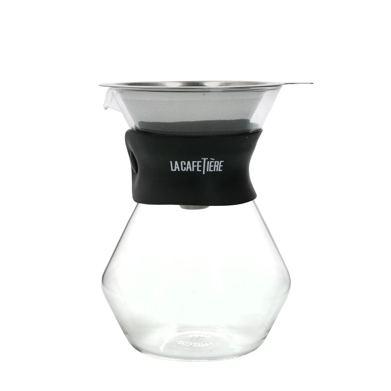 Image of La Cafetiere Glass Coffee Dripper and Carafe Black unisex