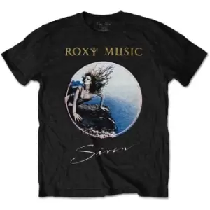 Image of Roxy Music - Siren Unisex Medium T-Shirt - Black