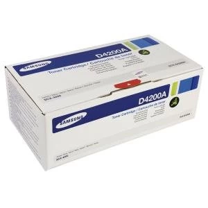 Image of Samsung D4200A Black Laser Toner Ink Cartridge SCX-D4200AELS