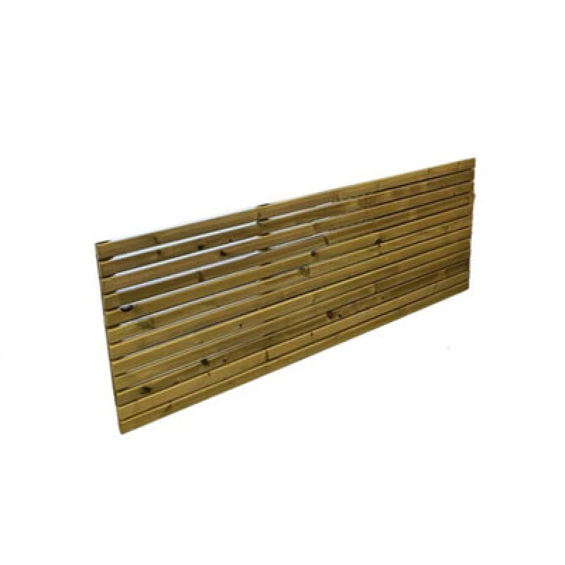 Image of Churnet Valley Garden Furniture Ltd 6 X 2 Feet Contemporary Fence Panel - Timber - L5 X W180 X H60 Cm - Fully Assembled