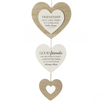 Image of Hanging Heart Decoration By Heaven Sends