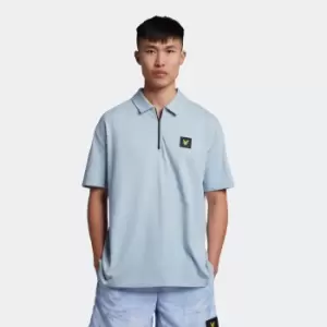 Image of Mens Casuals Jersey Polo Shirt - Opal Blue - M