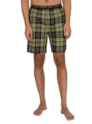 Image of CK One Plaid Sleep Shorts