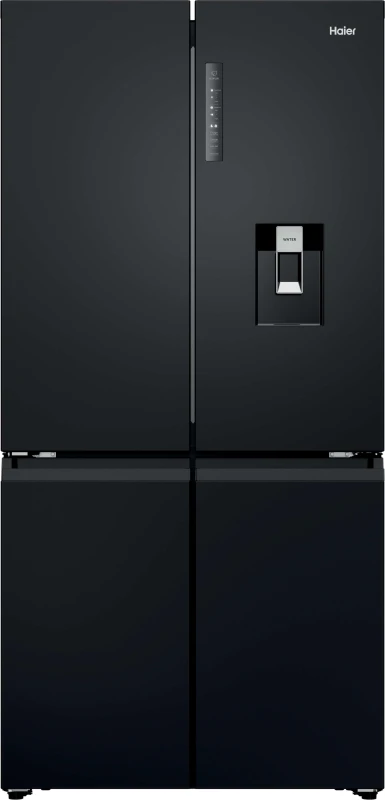 Image of Haier Cube 90 Series 3 HCR39F19EWPT Frost Free Multi-door American Fridge Freezer - Dark Inox - E Rated