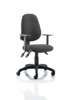 Image of Eclipse Plus III Chair Charcoal Adjustable Arms KC0045