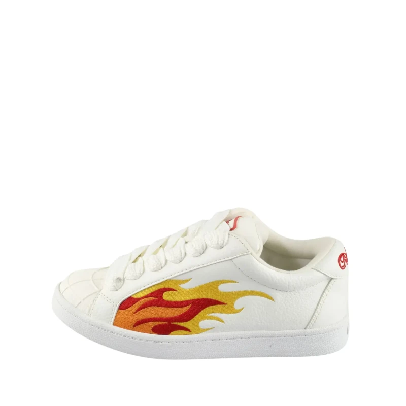 Image of Buffalo Trainers Buffalo Liberty - Vegan Nappa Blanc Unisex 37