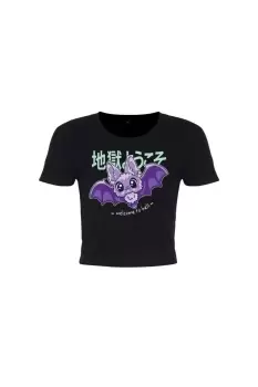 Image of Welcome To Hell Crop Top