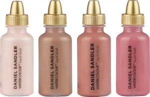 Image of Daniel Sandler Watercolour Liquid Blush - Customisable Colour Set for Cheeks 4 x 15ml