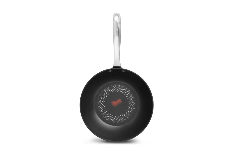 Image of Tower Smart Start Non-stick Ultra Forged Aluminium Wok, 28cm Black
