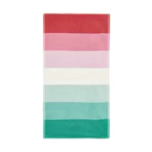 Image of Joules Indienne Stripe Bath Mat, Multi