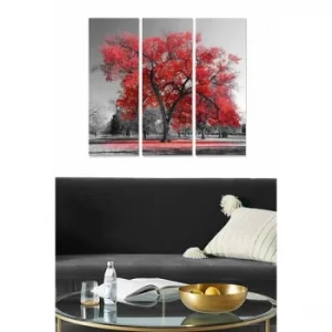 Image of MDF256263715 Multicolor Decorative MDF Painting (3 Pieces)