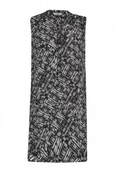 Image of Great Plains Helsinki Sleeveless Tunic Dress Black