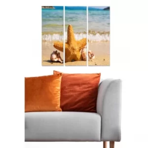 Image of MDF2315434 Multicolor Decorative MDF Painting (3 Pieces)