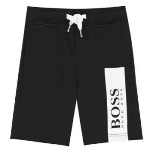 Image of Boss Logo Jersey Shorts - Black
