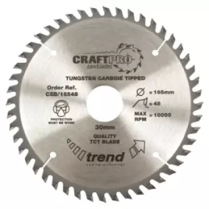 Image of Trend CRAFTPRO Wood Cutting Saw Blade 200mm 40T 30mm