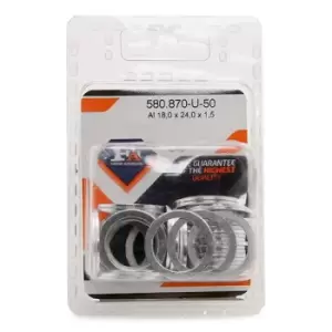 Image of FA1 Oil Drain Plug Gasket 580.870-U-50 Oil Drain Plug Seal,Drain Plug Gasket MERCEDES-BENZ,RENAULT,VOLVO,INTEGRO (O 550),INTOURO,TOURISMO (O 350)