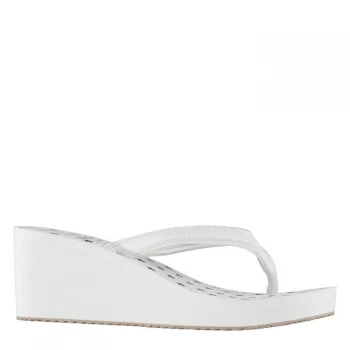 Image of SoulCal EVA Wedge Flip Flops Ladies - White
