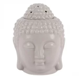 Image of Small Grey Buddha Head Oil Burner