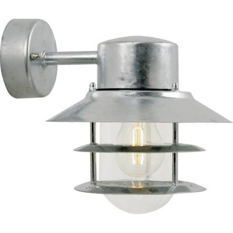 Image of Nordlux Nordlux Blokhus 25051031 Outdoor wall light Energy-saving bulb, LED (monochrome) E-27 60 W Steel 25051031