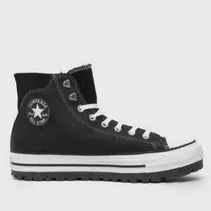 Image of Converse all star city trek trainers in Black & white