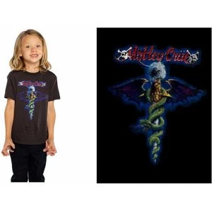 Image of Motley Crue - Blue Dragon Kids 7 - 8 Years T-Shirt - Black