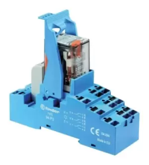 Image of Finder, 230V ac 3PDT Interface Relay Module, Push In Terminal, DIN Rail
