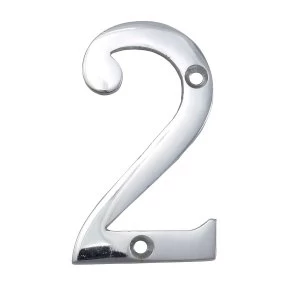 Image of Select Hardware Chrome House Number 2