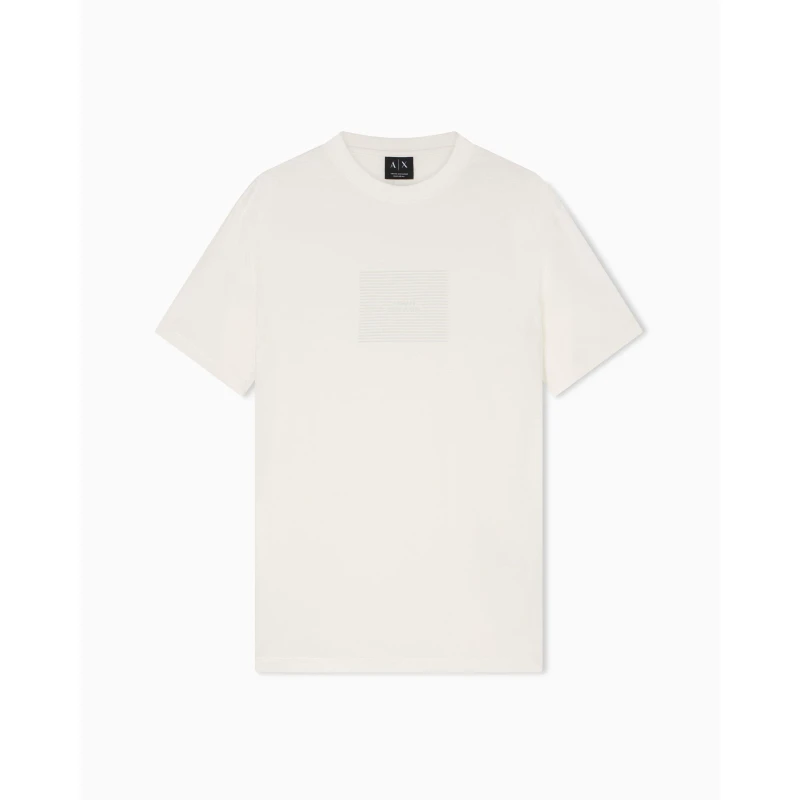 Image of Armani Exchange Mens T-Shirt Off White male S