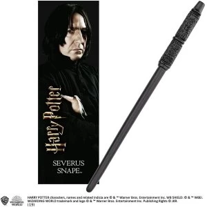 Image of Severus Snape PVC Wand and Prismatic Bookmark by The Noble Collection