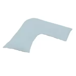 Image of Belledorm Easycare Percale V-Shaped Orthopaedic Pillowcase (One Size) (Duck Egg)
