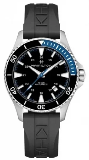 Image of Hamilton Khaki Scuba Auto Black Rubber Strap H82315331 Watch