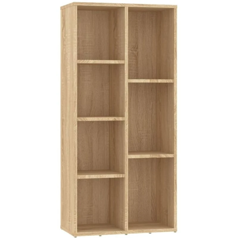 Image of VIDAXL Vidaxl - Book Cabinet Sonoma Oak 50x25x106cm Engineered Wood 801110