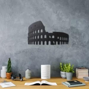 Image of Colosseum Black Decorative Metal Wall Accessory