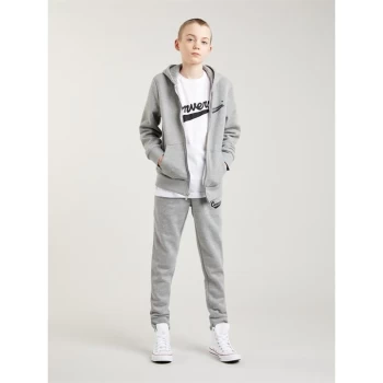 Image of Converse Nova Zip Hoodie Boys - Grey