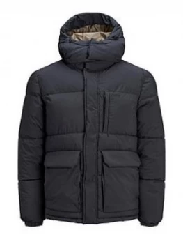 Image of Jack & Jones Darren Padded Jacket - Dark Navy Size M Men