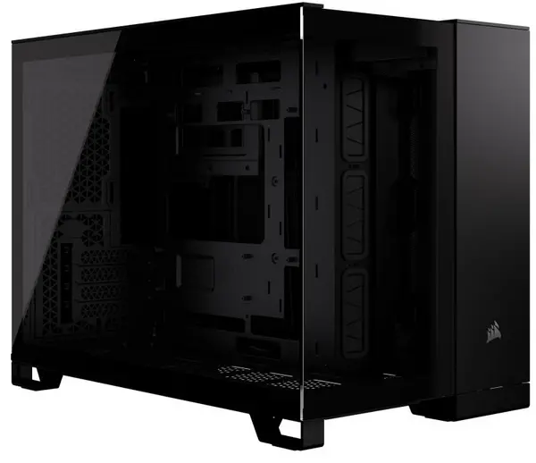 Image of CORSAIR 2500X Micro ATX Dual Chamber PC Case - Black