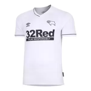 Image of Umbro Derby County Home Shirt 2020 2021 - White