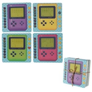 Image of Retro Gaming Design Set of 4 Novelty Coasters